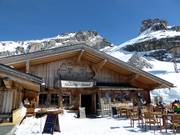 Mountain hut tip Skihütte Stand
