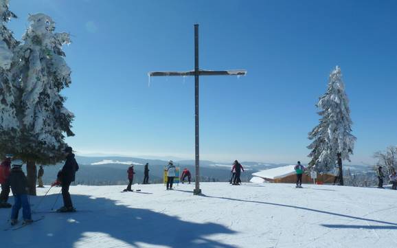 Biggest ski resort in the County of Freyung-Grafenau – ski resort Mitterdorf (Almberg) – Mitterfirmiansreut