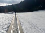 Easy and wide slopes at Reith near Kitzbuehel