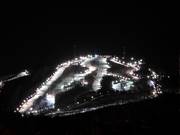 Night skiing Bromont