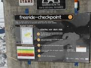 Freeride Checkpoint at the Alpen tower