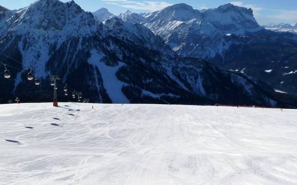 Biggest ski resort in the Puster Valley (Pustertal) – ski resort Kronplatz (Plan de Corones)