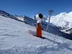 Snow reliability Western Alps – Snow reliability Hohsaas – Saas-Grund