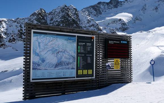Kaunertal: orientation within ski resorts – Orientation Kaunertal Glacier (Kaunertaler Gletscher)
