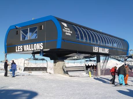 Cottian Alps: best ski lifts – Lifts/cable cars Serre Chevalier – Briançon/Chantemerle/Villeneuve-la-Salle/Le Monêtier-les-Bains