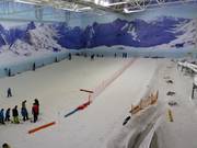 The beginner slope in the Chill Factore ski hall