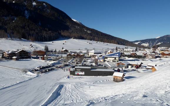 Sextental (Valle di Sesto): access to ski resorts and parking at ski resorts – Access, Parking 3 Zinnen Dolomites – Helm/Stiergarten/Rotwand/Kreuzbergpass