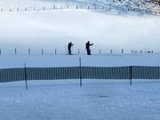 Cross-country skiers in Rauris