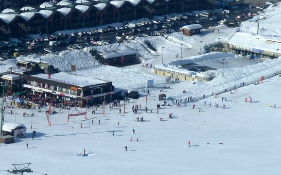Ski resorts for beginners in the Val de Durance – Beginners Via Lattea – Sestriere/Sauze d’Oulx/San Sicario/Claviere/Montgenèvre