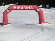 Cross-country trails in Misurina