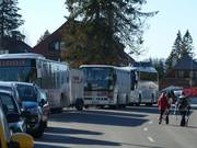 Ski and scheduled buses at Hebelhof