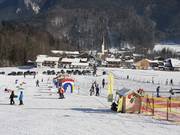 View of the ski school area