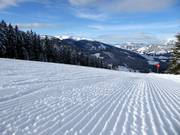 Perfectly groomed slopes