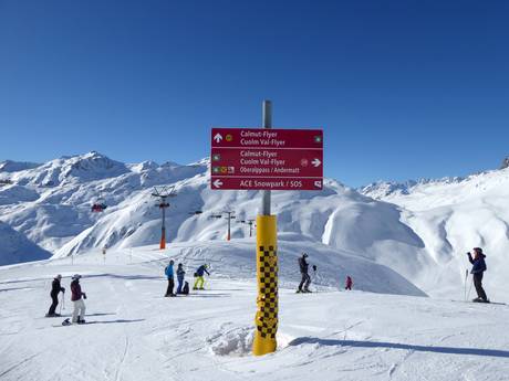 Disentis Sedrun: orientation within ski resorts – Orientation Andermatt/Oberalp/Sedrun