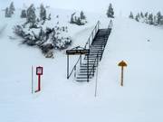 Stairway to Heaven and the entrance to the Feuz Bowl 