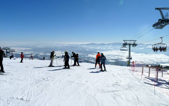 Highest base station in the Tatras (Tatry) – ski resort Štrbské Pleso