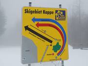 Kappe ski area overview map