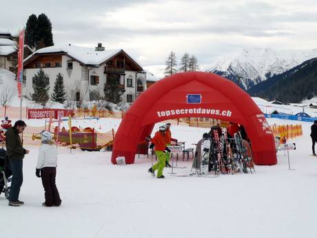 Topsi children's area of the Top Secret Davos ski school