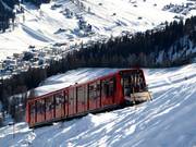 Standseilbahn Davos-Höhenweg 1. Sektion Parsennbahn - 220pers. Funicular