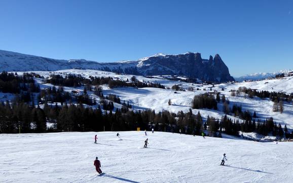 Seiser Alm: size of the ski resorts – Size Alpe di Siusi (Seiser Alm)