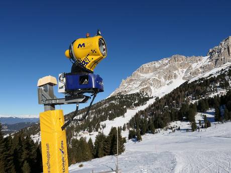 Snow reliability Dolomiti Superski – Snow reliability Latemar – Obereggen/Pampeago/Predazzo
