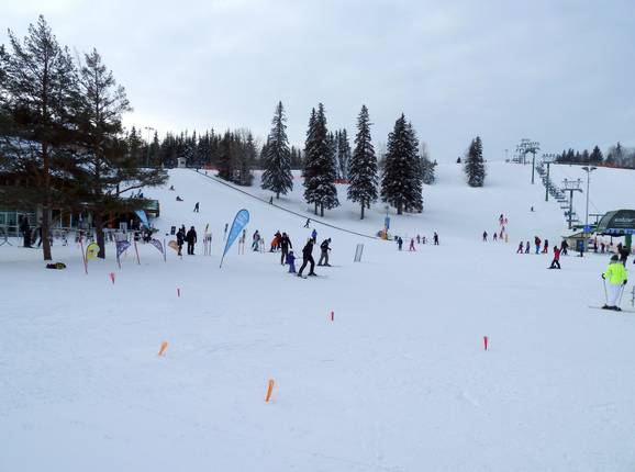 View of the Snow Valley ski resort