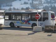 Ski bus in Val d’Arly 