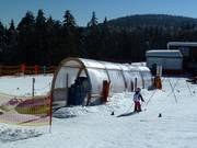 The short people mover in the Junior Ski Circus