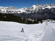 Easy slopes at the Mittenwald tow lift