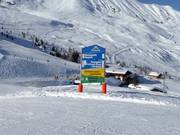 Signposting in the ski resort of Serfaus-Fiss-Ladis