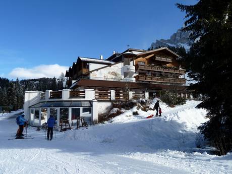 Val di Fassa (Fassa Valley/Fassatal): accommodation offering at the ski resorts – Accommodation offering Carezza