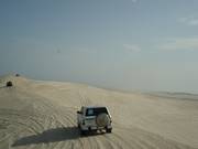 Drive through the desert