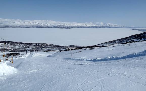 Biggest height difference in Norrbotten County (Norrbottens län) – ski resort Fjällby – Björkliden