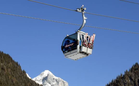 Tennen Mountains: best ski lifts – Lifts/cable cars Werfenweng