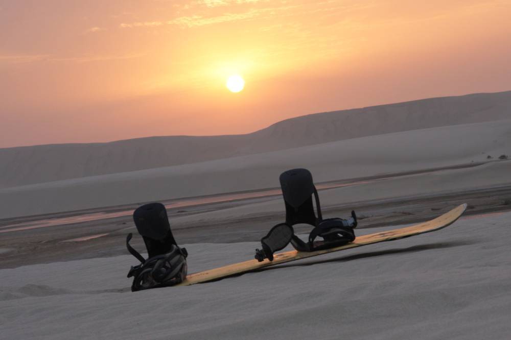 Sand ski area Sandboarding Mesaieed (Doha) Skiing Sandboarding