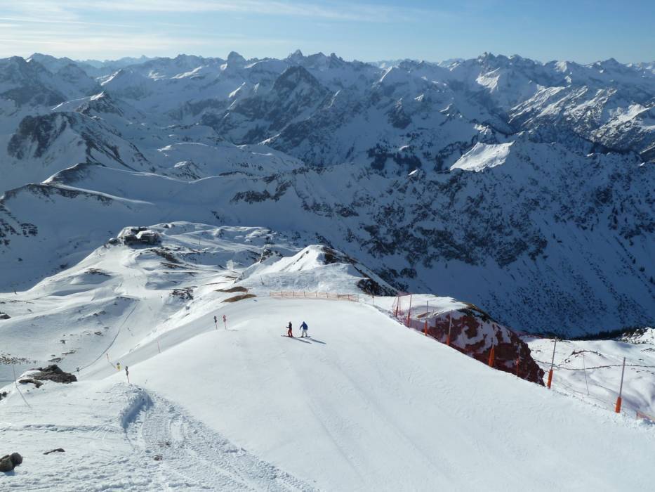 Ski resort Nebelhorn Oberstdorf Skiing Nebelhorn Oberstdorf