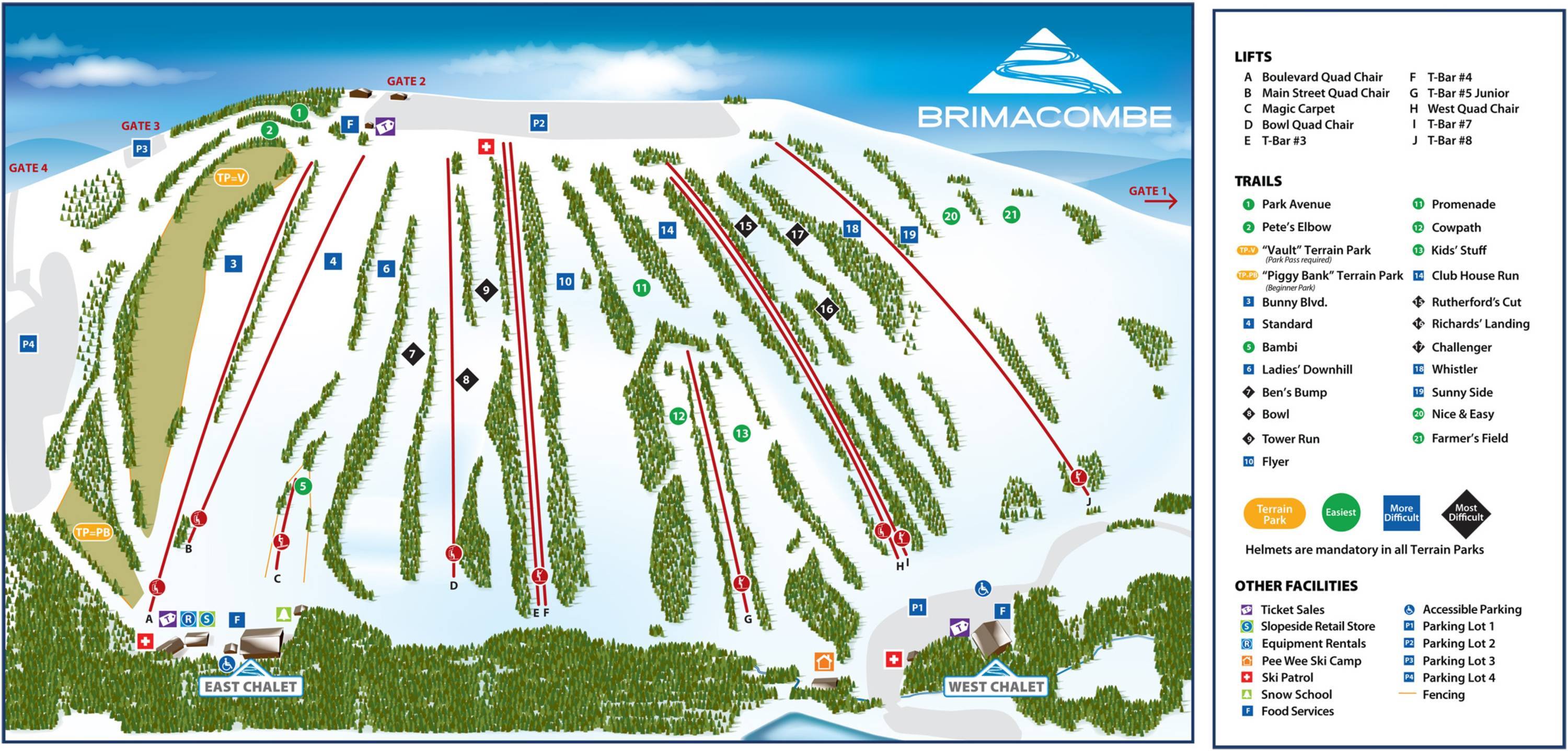 Trail map (Oshawa Ski Club)