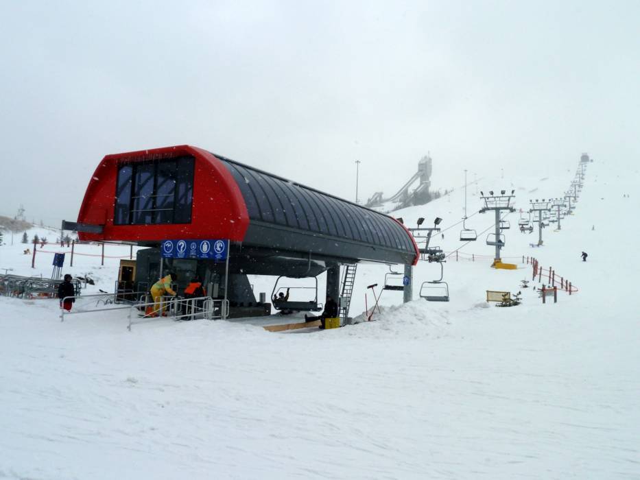 Ski lifts Canada Olympic Park Calgary cable cars Canada Olympic