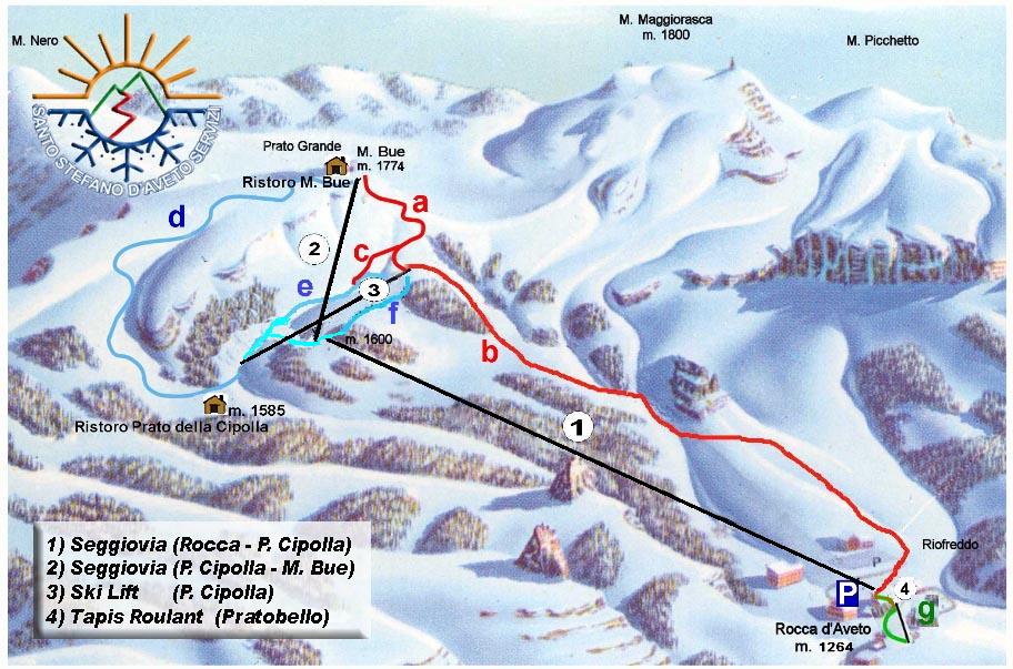 Trail map Monte Bue Santo Stefano d'Aveto