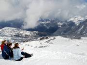 View over the Le Corbier station