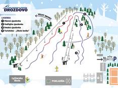 Trail map Drozdovo – Nová Baňa