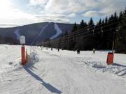 One of the wave tracks in the Hochficht ski resort