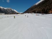 Practice area in Vals at the Tasa platter lift