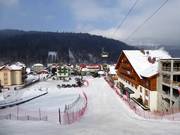 View of the accommodations at the Szczyrk-Jaworzyna valley station
