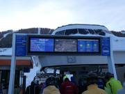 Information at the lift entrances