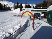 Children's access at the chairlift