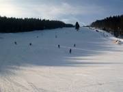 View from the valley station onto the slope