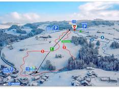 Trail map Heiden – Bischofsberg