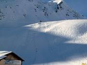 Speed measurement course at Parsenn Rapid