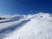 Wide freeride slopes at Albanas